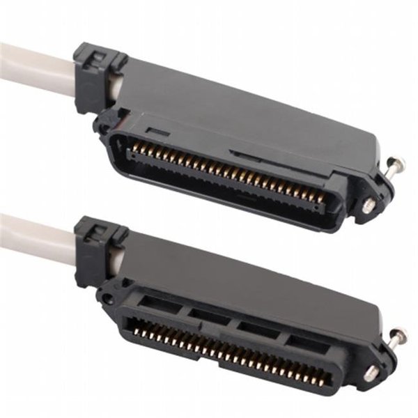 Maxpower Female To Male 50 Pin Telco connectors CAT 3 Telco cable; 5 ft. MA769055